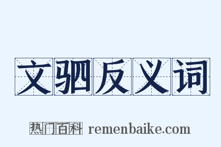 文驷反义词是什么意思的图片